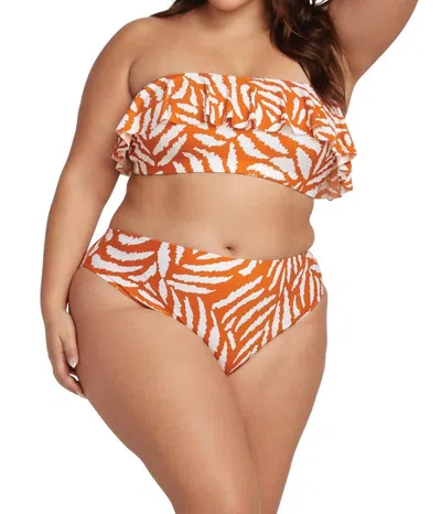 Artesands Women's Alabastron Monet Midrise Bottom - Plus In Terracotta In Brown