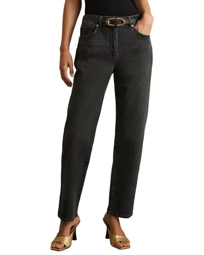 Reiss Selin Straight Leg Jean In Black