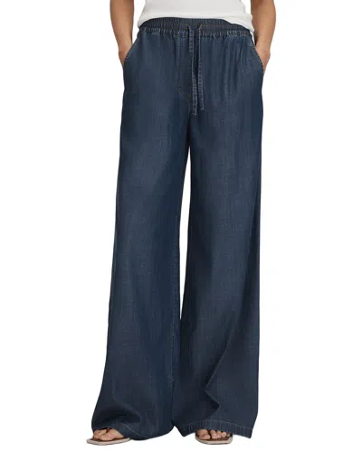 Reiss Carter Wide Leg Jean In Blue