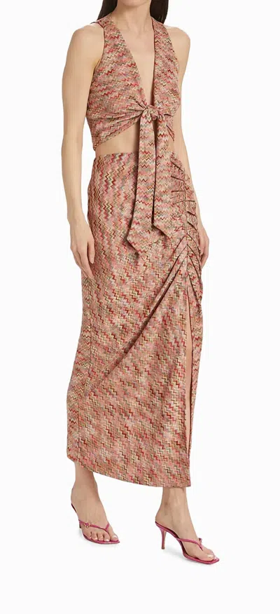 Ramy Brook Mable Midi Skirt In Brown In Brown