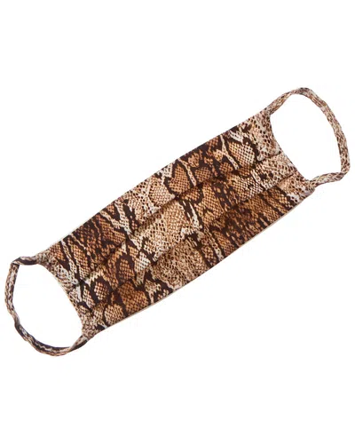 Melissa Odabash Cloth Face Mask In Brown