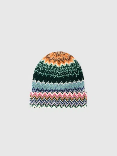 Missoni Women's Hat In Pure Wool In Multi