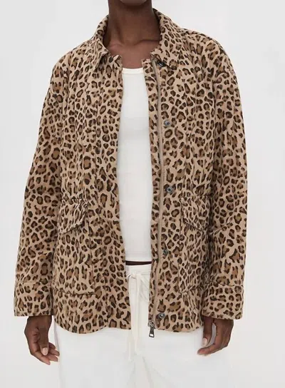 Pistola Cecile Leopard Jacket In Feline In Animal Print