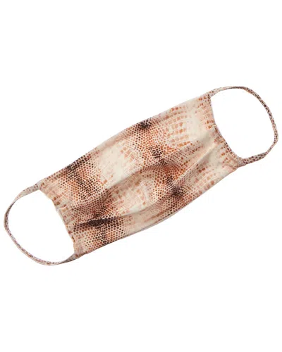 Melissa Odabash Cloth Face Mask In Brown