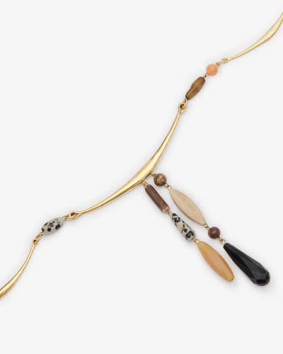 Isabel Marant Mahi Beaded Necklace In Multi