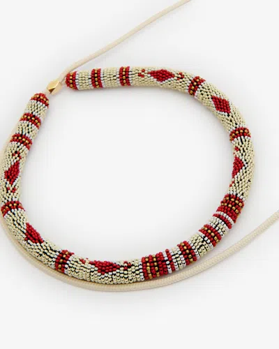Isabel Marant Nina Beaded Necklace In Multi