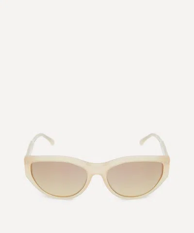 Isabel Marant Women's Yellow Acetate Cat Eye Sunglasses In Neutral