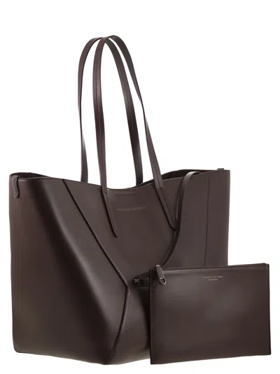 Brunello Cucinelli Women Bc Duo Bag In Calfskin With Jewellery In Brown
