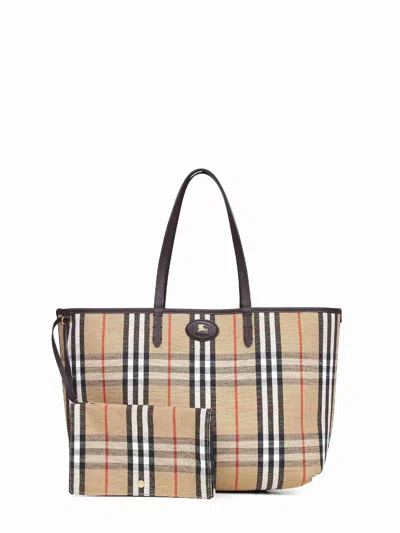 Burberry Women Bloomsbury Medium Reversible Tote Bag In Multi