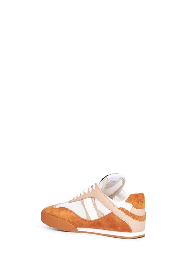 Chloé Women Multicolor  Kick Sneakers In Orange