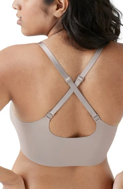 True & Co. True Body Triangle Convertible Strap Bralette In Brown