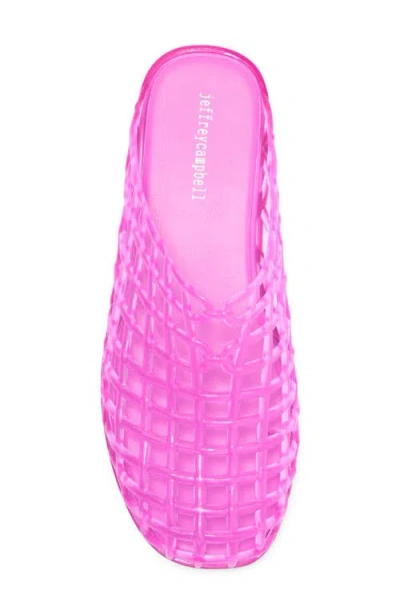 Jeffrey Campbell Sea Glass Jelly Mule In Multi