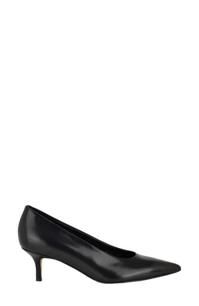 Calvin Klein Voneta Pointed Toe Kitten Heel Pump In Multi