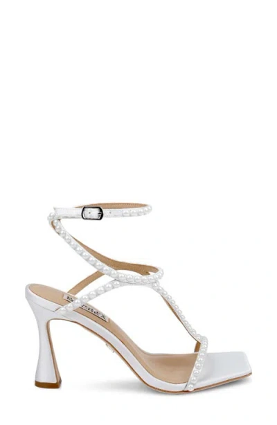 Badgley Mischka Collection Gianni Ankle Strap Sandal In Animal Print
