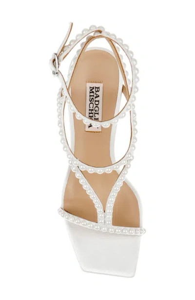 Badgley Mischka Collection Gianni Ankle Strap Sandal In Animal Print