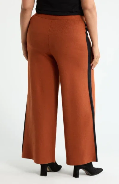 By Design Side Stripe Pull-on Pants In Orange