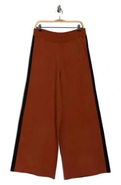 By Design Side Stripe Pull-on Pants In Orange