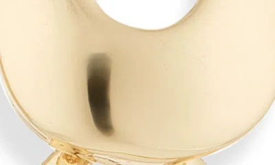 Cara Double Loop Drop Earrings In Gold