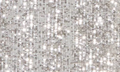 Eliza J Sleeveless Sequin Gown In Silver