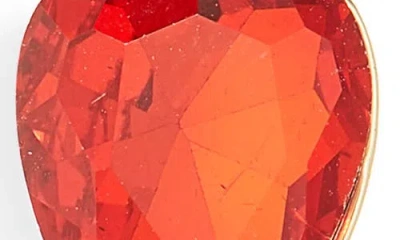 Cara Crystal Leaf Drop Earrings In Multi