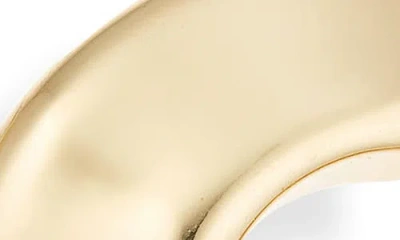 Cara Chunky Statement Hoop Earrings In Gold