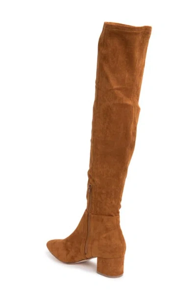 Chase & Chloe Chase And Chloe Wynter Over The Knee Boot In Brown