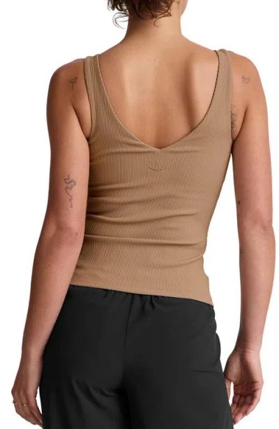 Beyond Yoga Impulse Rib Classic Tank In Brown