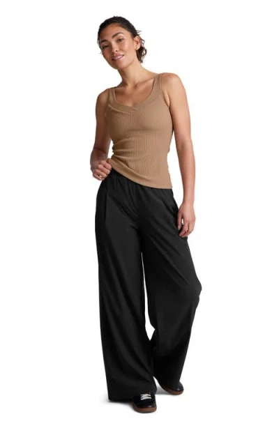 Beyond Yoga Impulse Rib Classic Tank In Brown