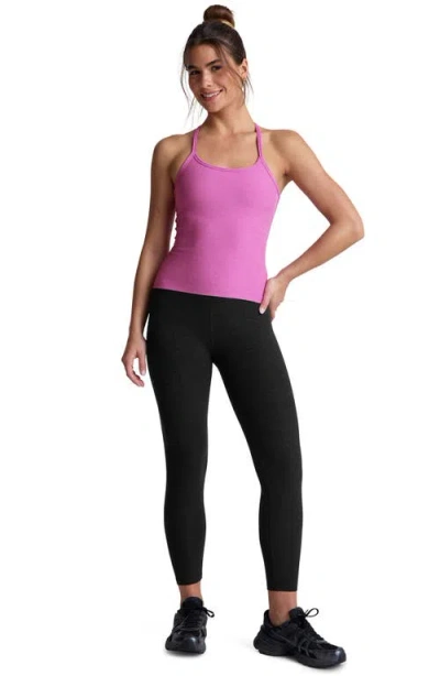 Beyond Yoga Space Dye Slim Racerback Tank Top In Pink