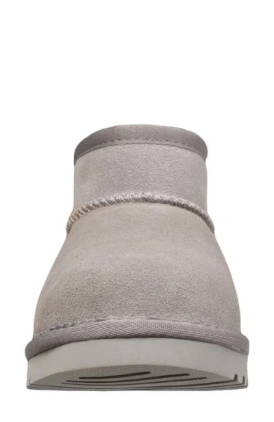 Mykos Genuine Shearling Lined Suede Bootie In Multi