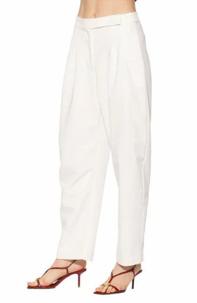 Alexia Admor Solene Barrel Leg Pants In White