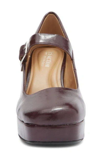 Reaction Kenneth Cole Klair Block Heel Mary Jane In Animal Print