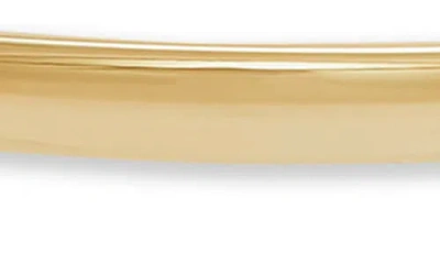 Frankie & Zoe 14k Yellow Gold Hollow Hinged Bangle Bracelet In Gold