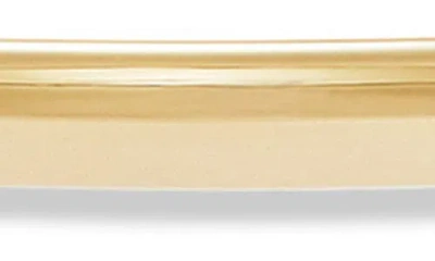 Frankie & Zoe 14k Yellow Gold Hollow Hinged Bangle Bracelet In Gold
