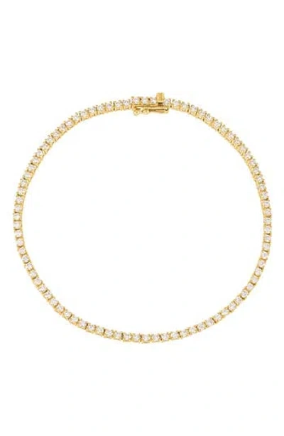Frankie & Zoe 10k Gold Lab Grown Diamond Tennis Bracelet In Gold