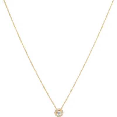 Frankie & Zoe Lab-grown Diamond Pendant Necklace In Gold