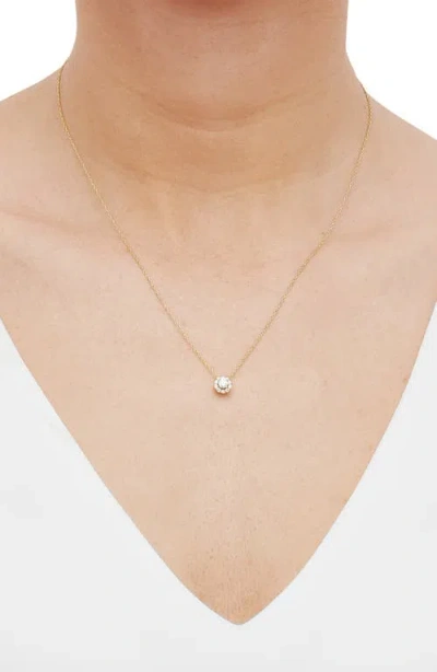 Frankie & Zoe Lab-grown Diamond Pendant Necklace In Gold