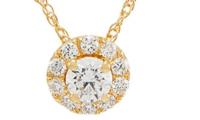 Frankie & Zoe Lab-grown Diamond Pendant Necklace In Gold