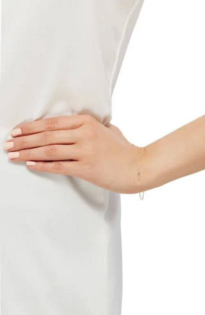 Frankie & Zoe Diamond Station Chain Bracelet In Gold