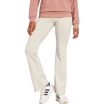 Adidas Originals Adidas Essentials Small Logo Flared Leggings In White