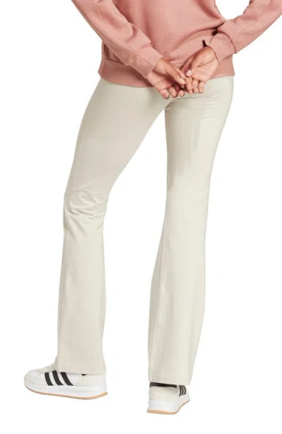 Adidas Originals Adidas Essentials Small Logo Flared Leggings In White