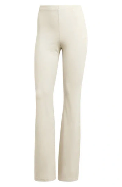 Adidas Originals Adidas Essentials Small Logo Flared Leggings In White