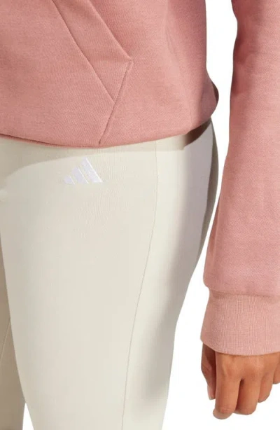 Adidas Originals Adidas Essentials Small Logo Flared Leggings In White