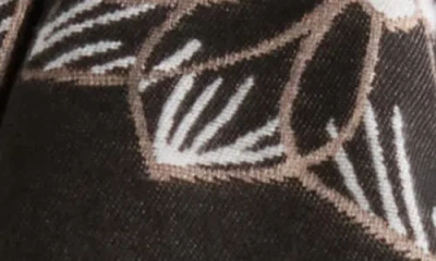 La Fiorentina Floral Wrap Scarf In Black