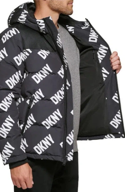 Dkny Puffer Jacket In Multi