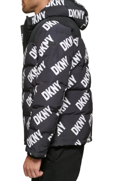 Dkny Puffer Jacket In Multi