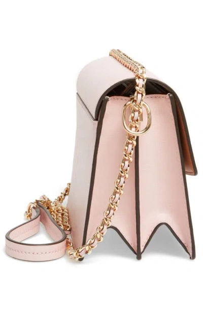 Tory Burch Parker Leather Shoulder/crossbody Bag In Pink