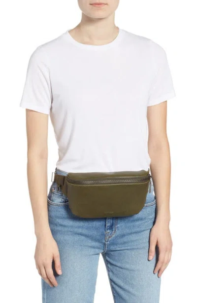Matt & Nat Vie Faux Leather Belt Bag In Green