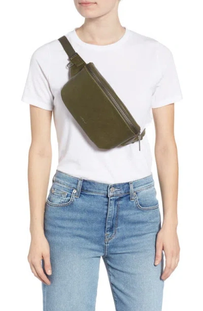 Matt & Nat Vie Faux Leather Belt Bag In Green