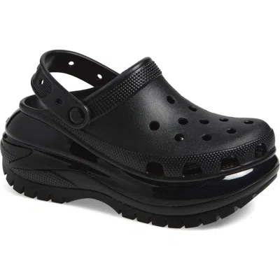 Crocs Sabot Classic Mega Crush Clog W Black